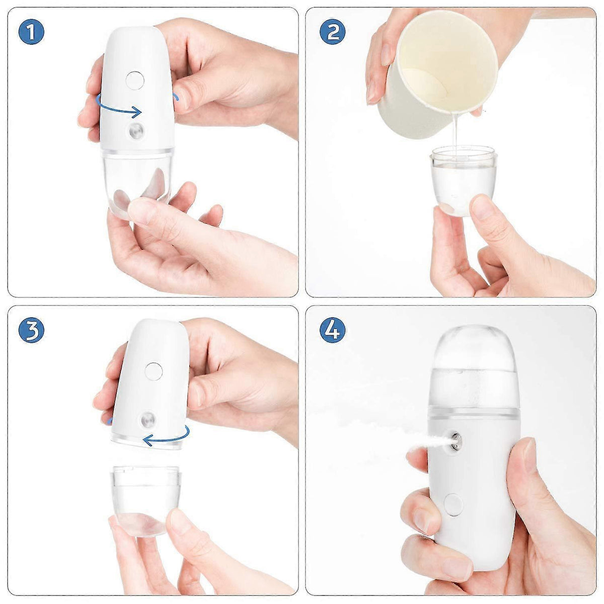 Nebulizzatore Viso Ricaricabile
