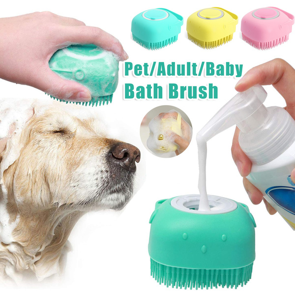 Spazzola per Animali con Vano Sapone