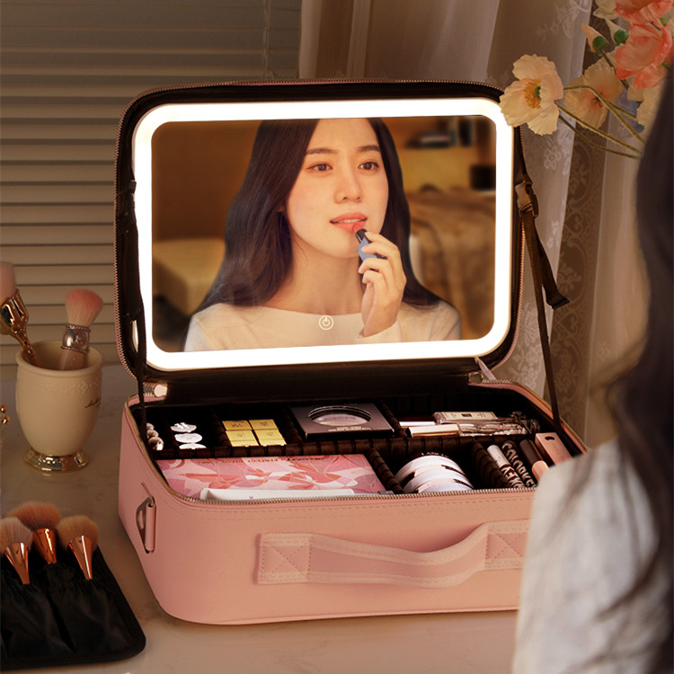Beauty Case a Valigia con Luce LED