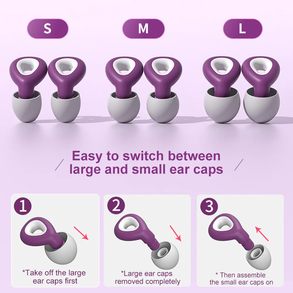 Tappi per le Orecchie Antirumore in Silicone