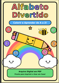 Alfabeto Divertido: Colorir e Aprender de A a Z!