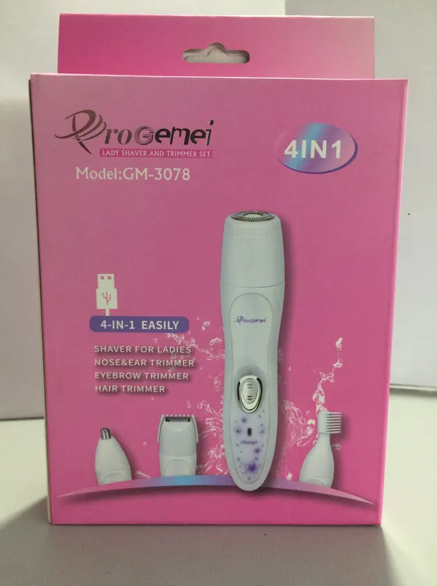Rasoio elettrico per donna 4 in 1 - kit