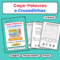 Caça-Palavras e Cruzadinhas: 10 Temas para Procurar, Pensar e Colorir!