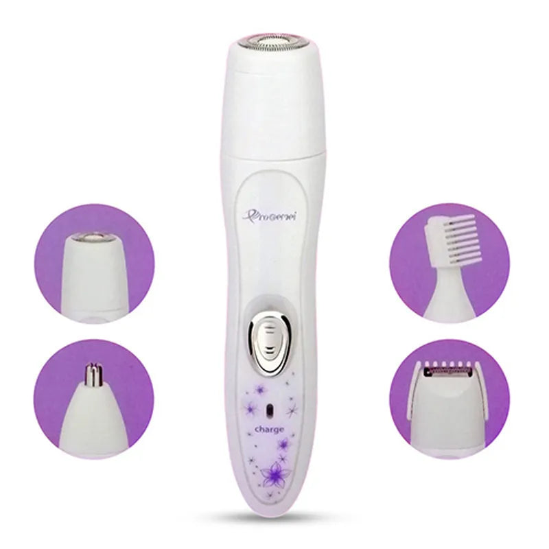 Rasoio elettrico per donna 4 in 1 - kit