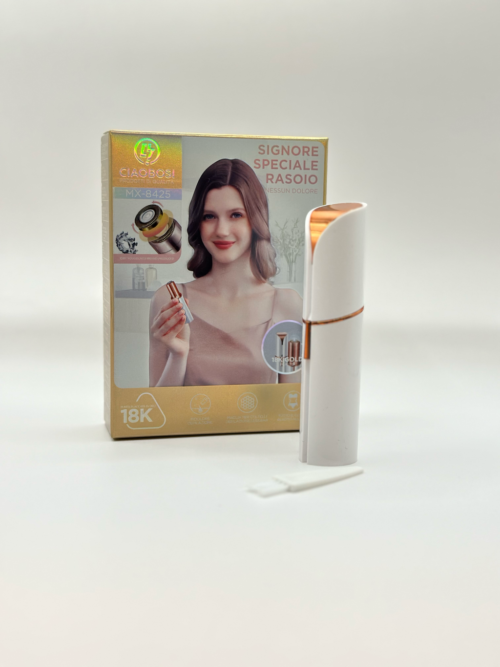 Rasoio a forma di Rossetto