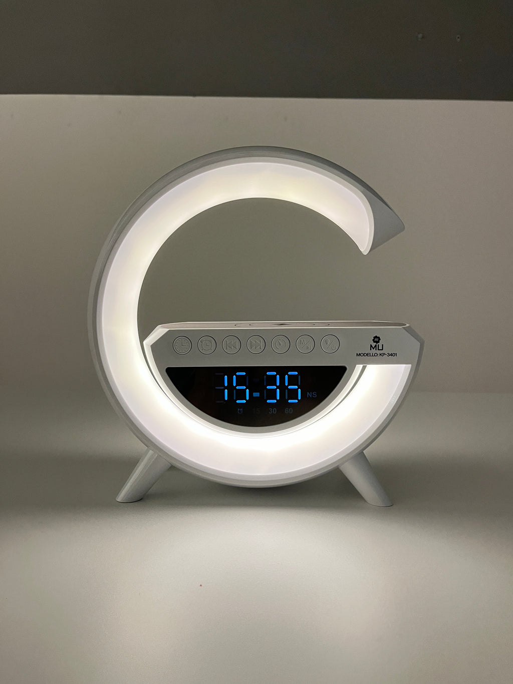Sveglia ricarica Wireless RGB con Cassa Musica