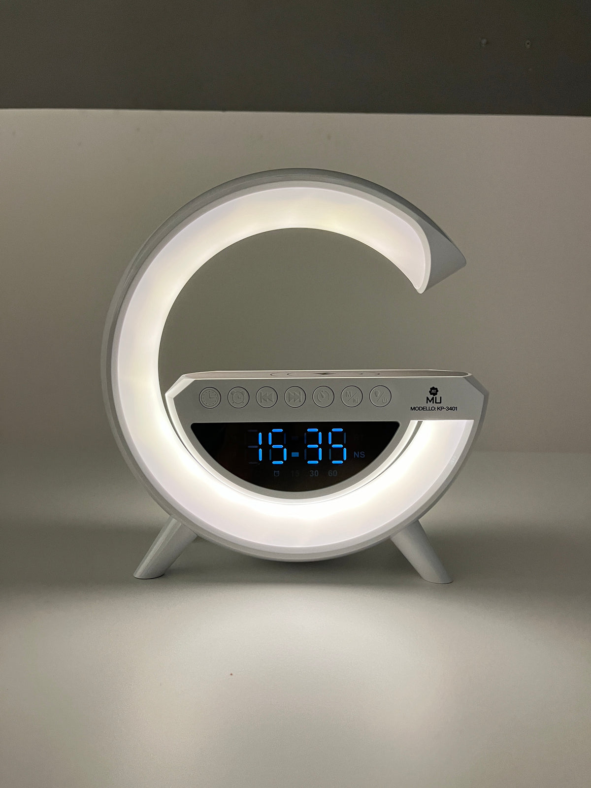 Sveglia ricarica Wireless RGB con Cassa Musica