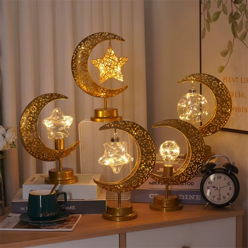 Lampada a mezza luna per camera da letto