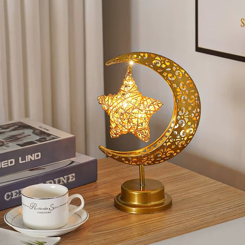 Lampada a mezza luna per camera da letto